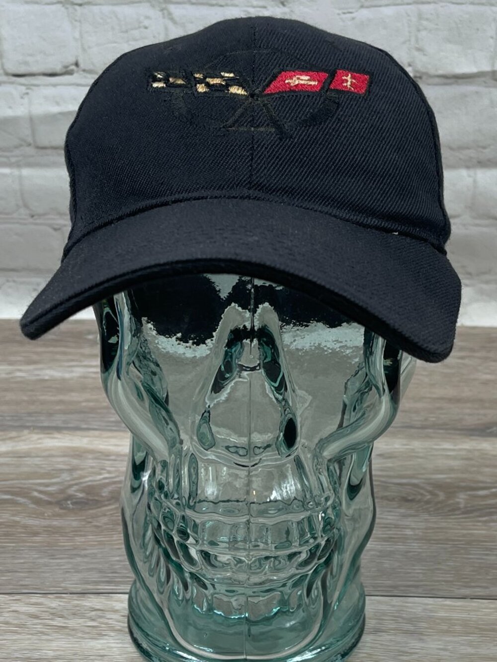 CORVETTE BLACK VELCRO BACK HAT / CAP